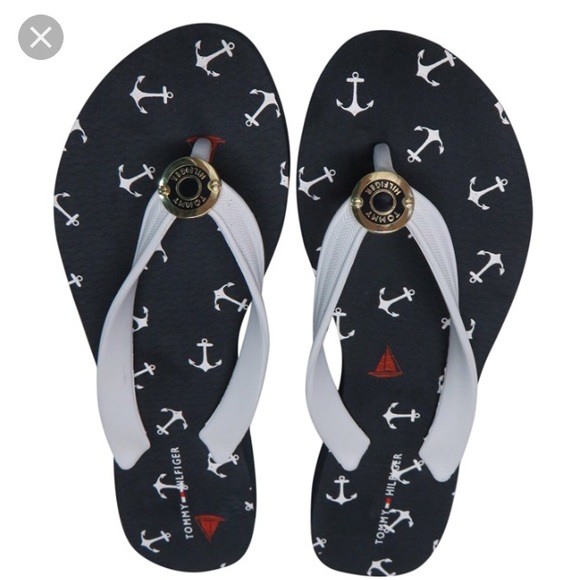tommy hilfiger anchor flip flops